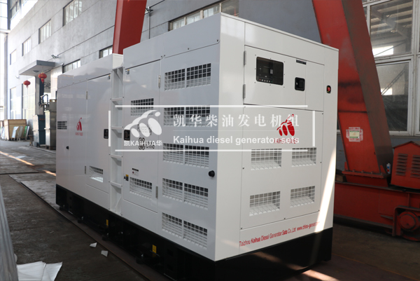 出口安哥拉的300KW靜音發(fā)電機(jī)組成功出廠